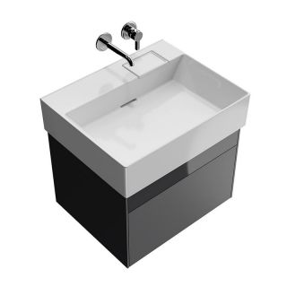 Тумба под раковину Kerama Marazzi Logica LOG.60.2\ST 60 см стальной серый